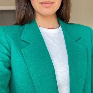 Vintage Green Pendleton Blazer